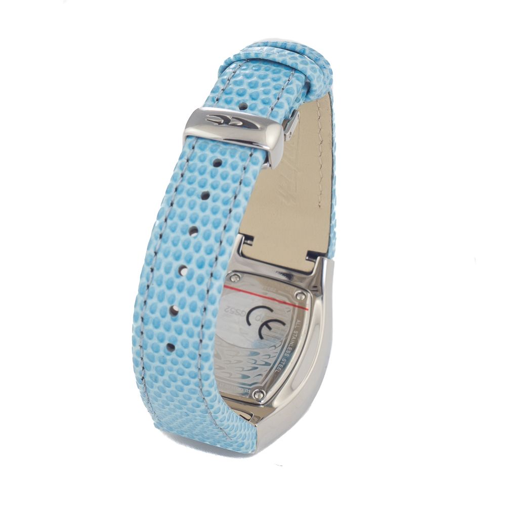 Chronotech Blue Leather Dress Watch