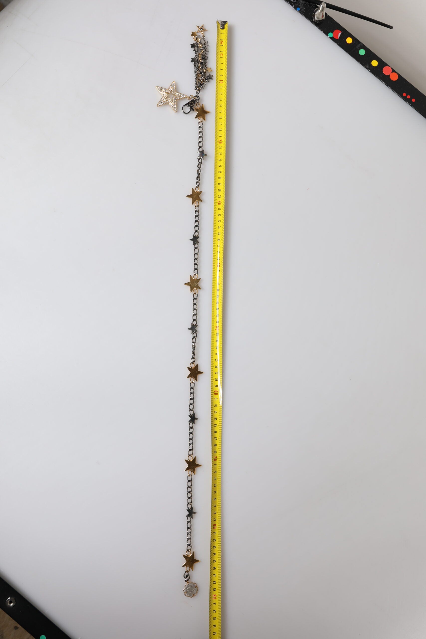 Dolce & Gabbana Silver Gold Brass Embellished Waist Chain Belt