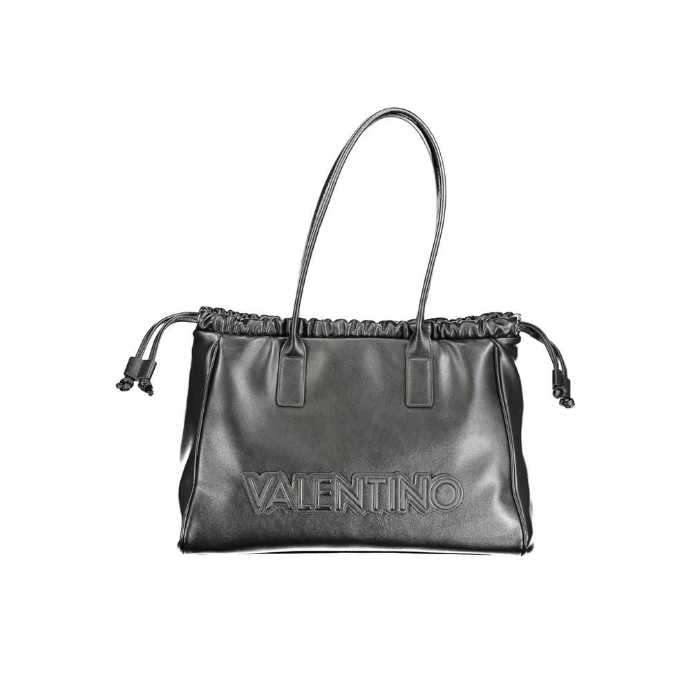 Mario Valentino Black Polyurethane Women Handbag