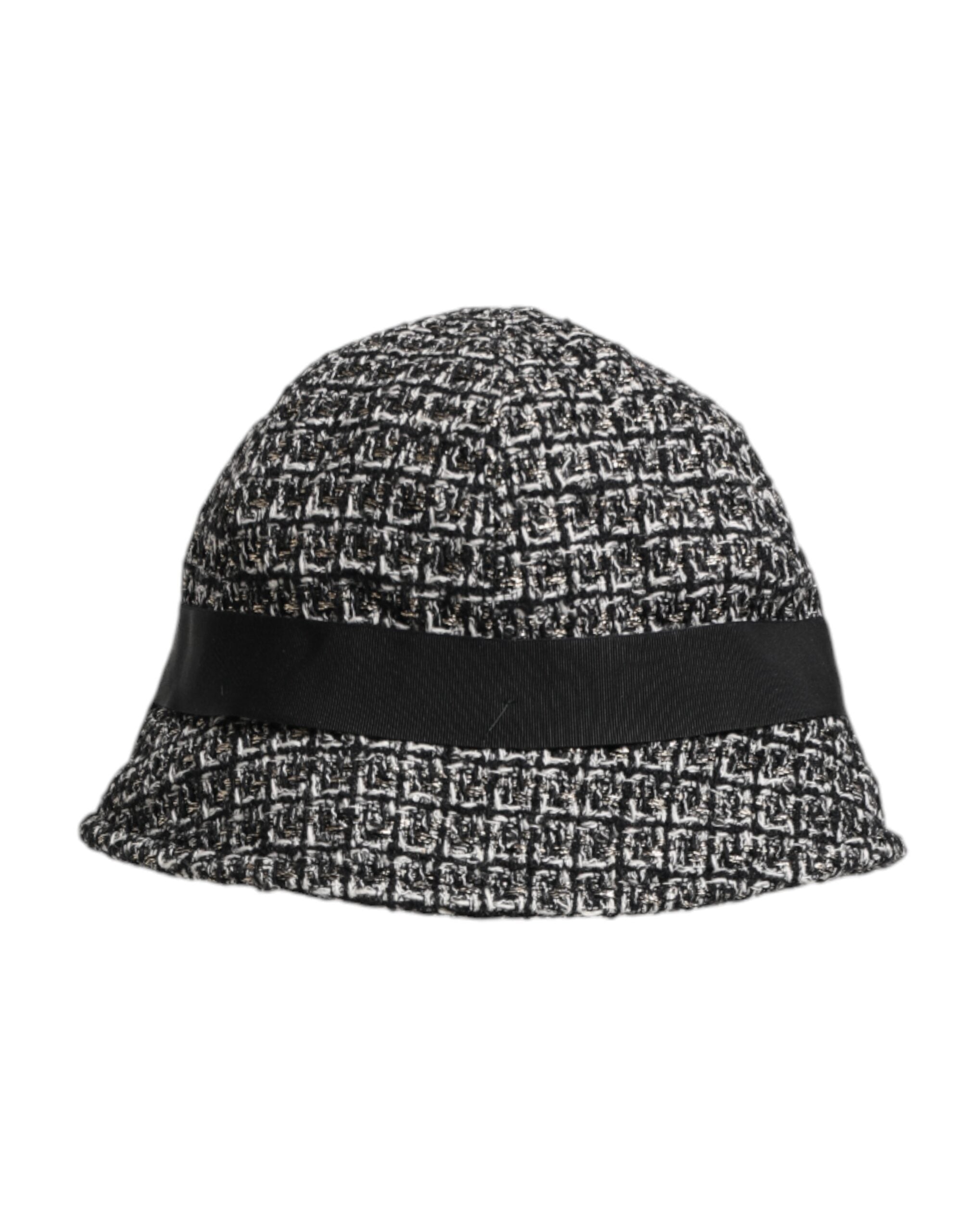 Dolce & Gabbana Black Cotton Blend Bucket Hat