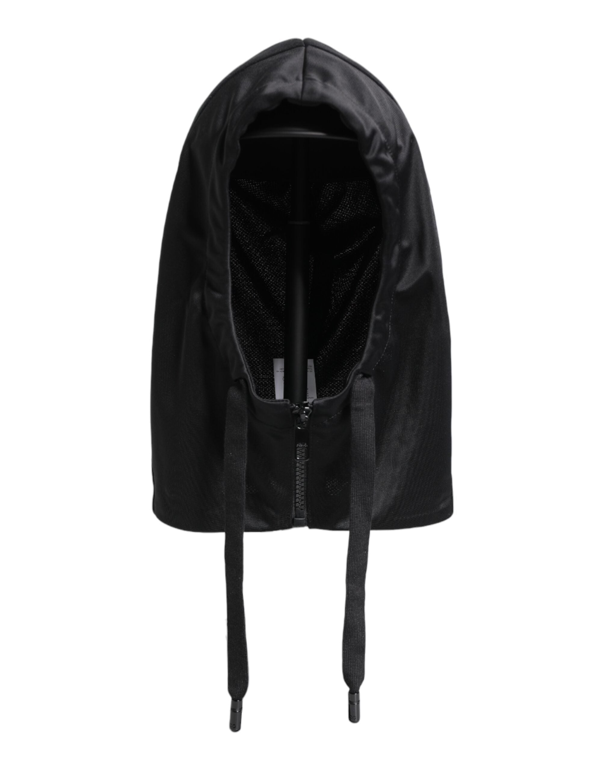 Dolce & Gabbana Black Polyester Whole Head Wrap Hat