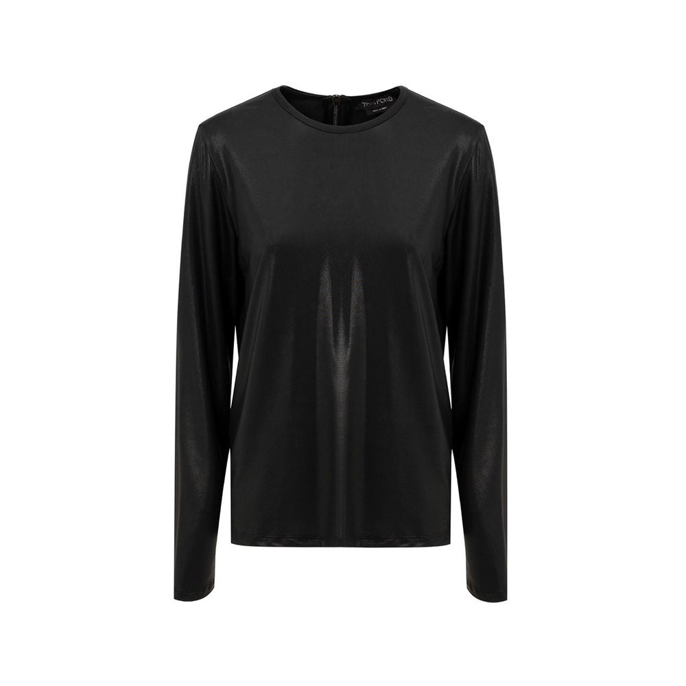Tom Ford Black Viscose Long Sleeve