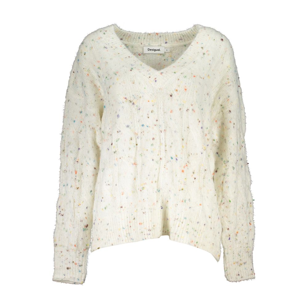 Desigual White Acrylic Women Sweater