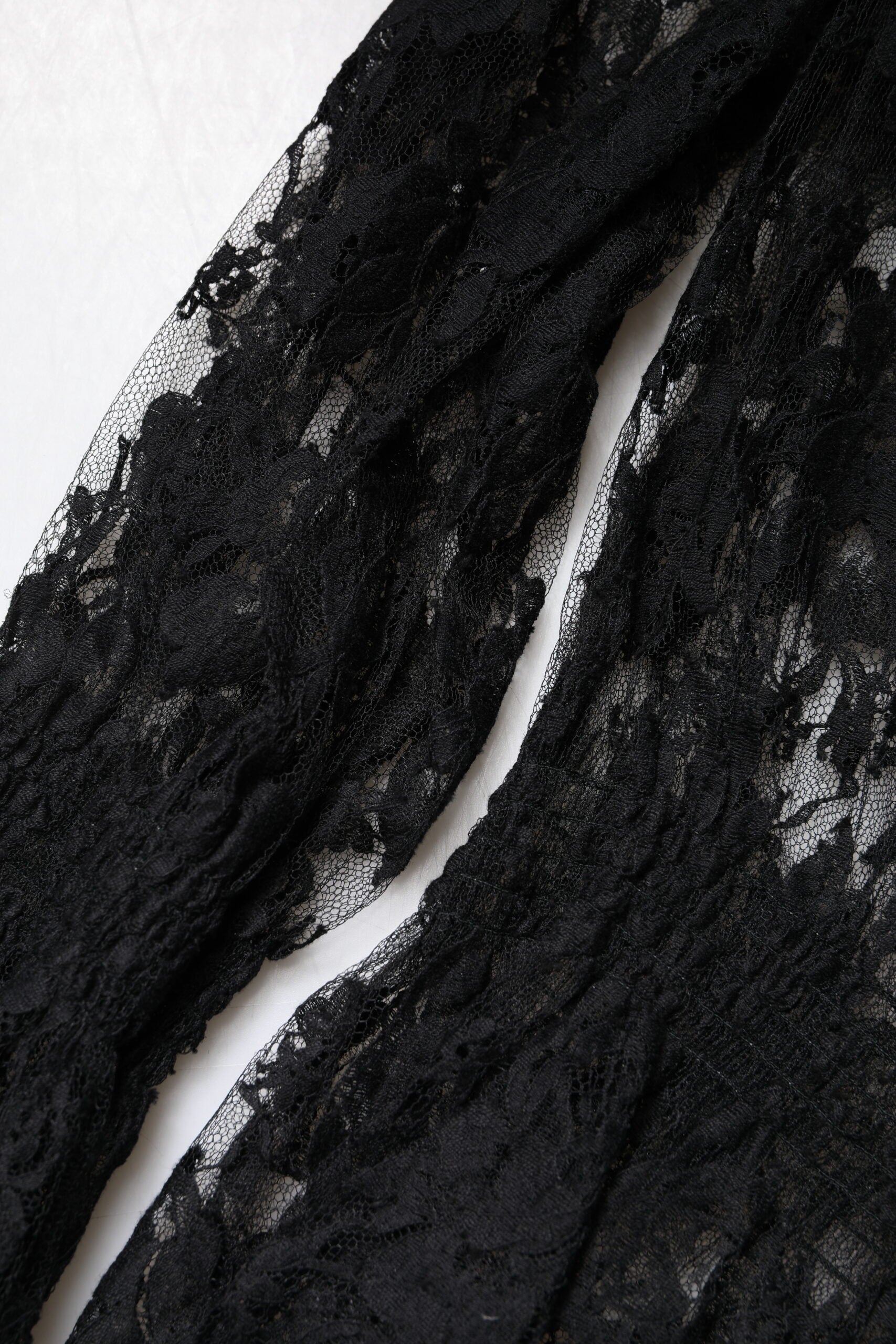 Dolce & Gabbana Black Cotton Floral Lace Women Blouse Top