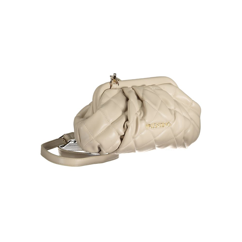 Mario Valentino Beige Polyurethane Women Bag