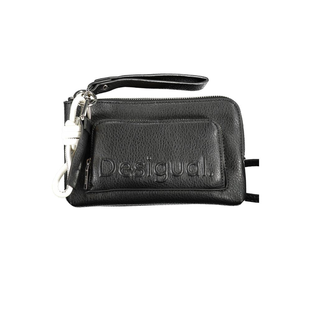Desigual Black Faux Leather Women Shoulder Bag