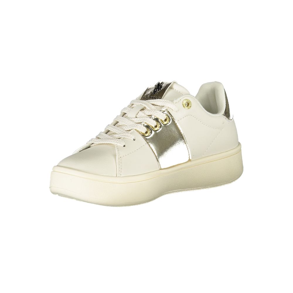 U.S. POLO ASSN. Beige Polyurethane Women Sneaker