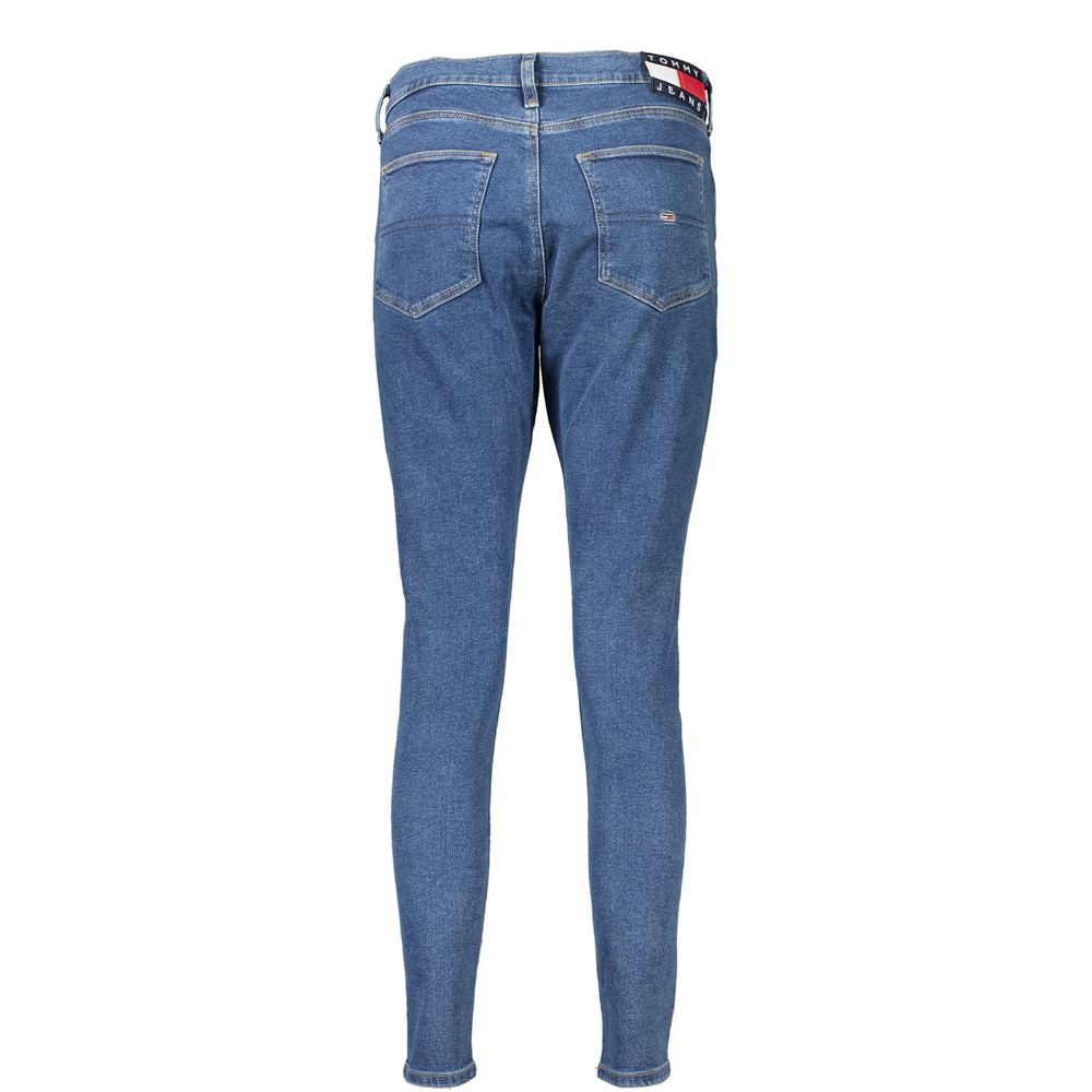 Tommy Hilfiger Blue Cotton Women's Skinny Jean