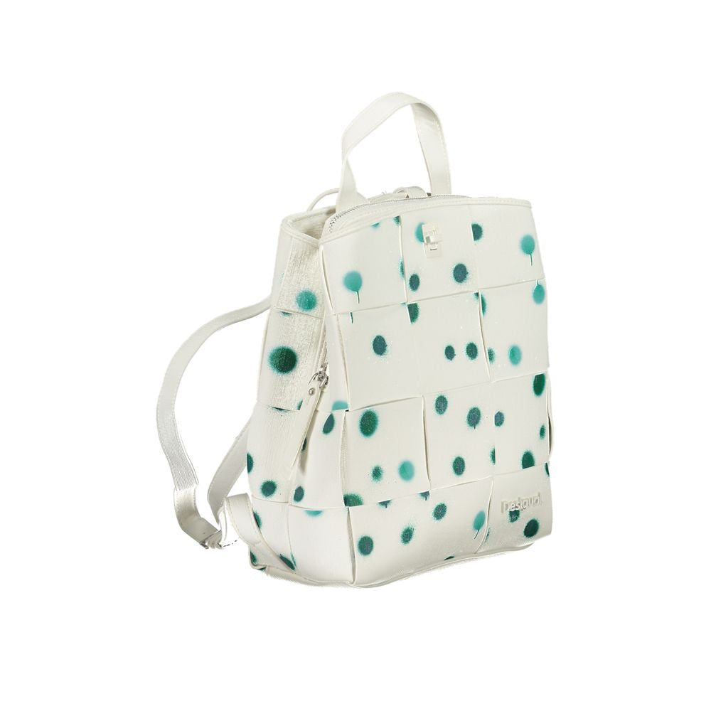 Desigual White Polyurethane Women's Backpack