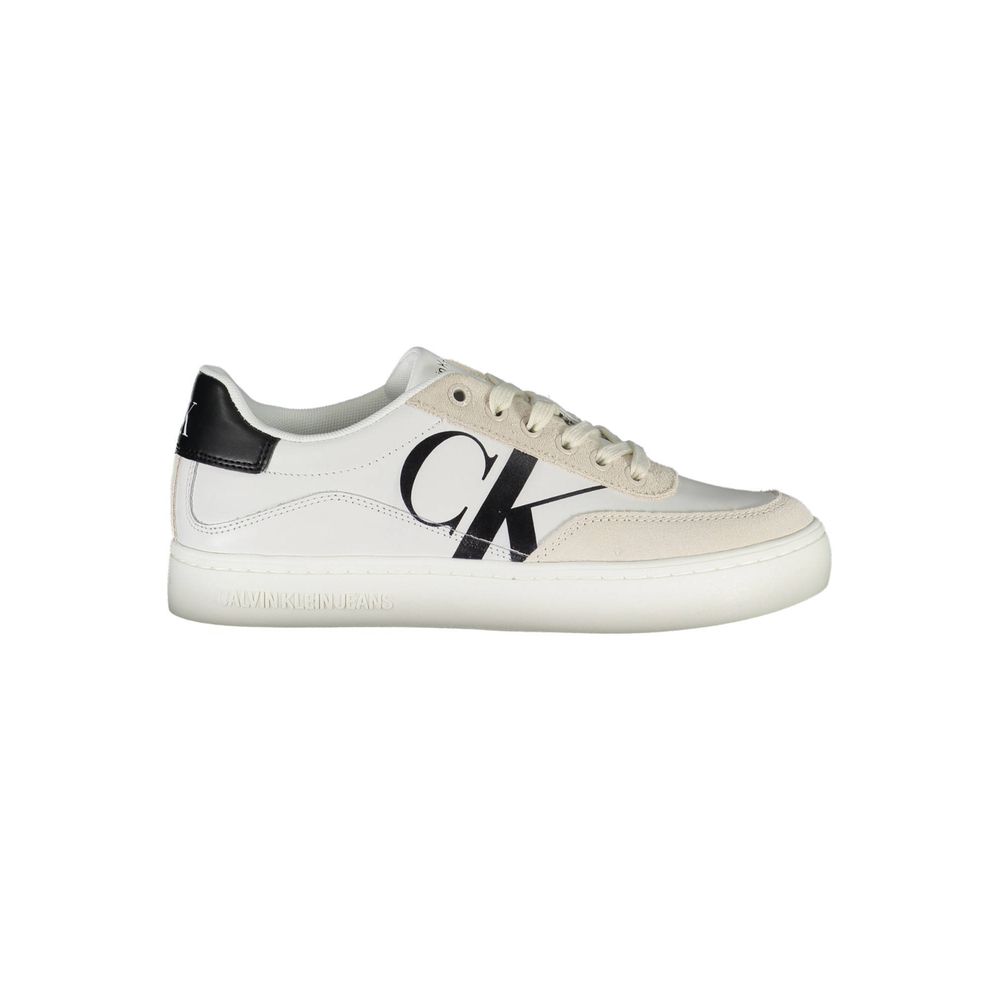 Calvin Klein White Leather Women Sneaker