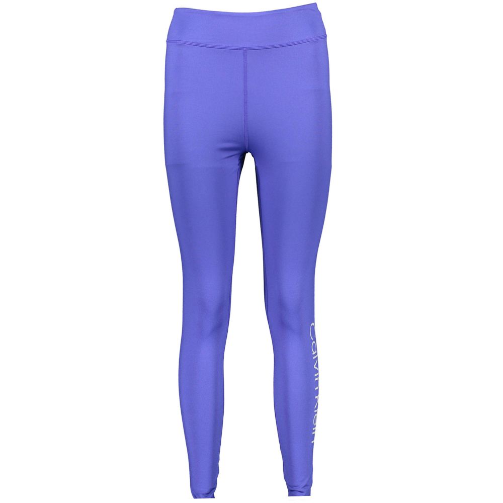 Calvin Klein Blu Poliestere Woman Legging