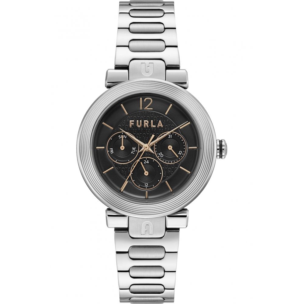 Furla Gray Stainless Steel Bracelet Watch