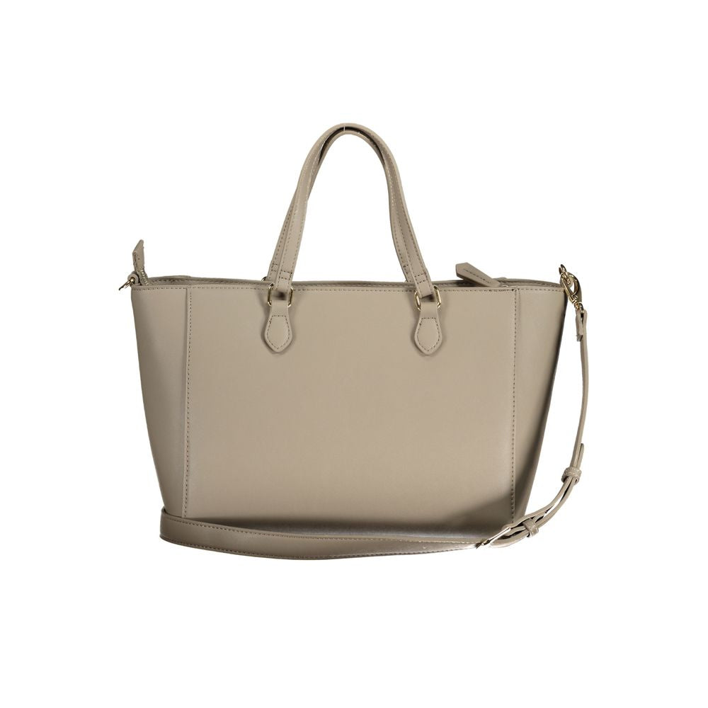 Mario Valentino Beige Polyurethane Women Handbag