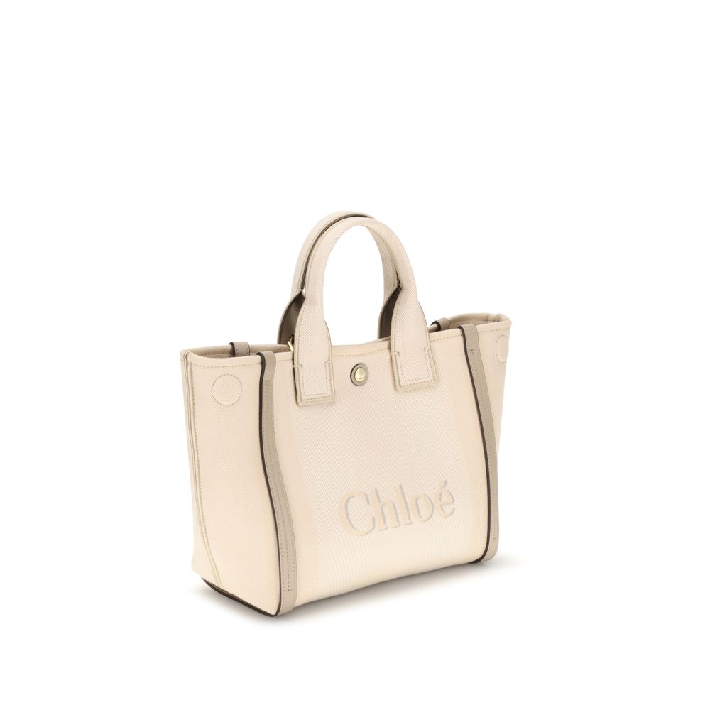 Chloé Beige Cotton Shoulder Bag