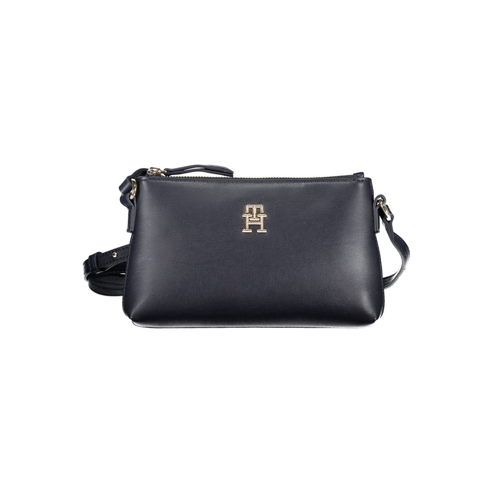Tommy Hilfiger Blue Polyurethane Women's Shoulder Bag