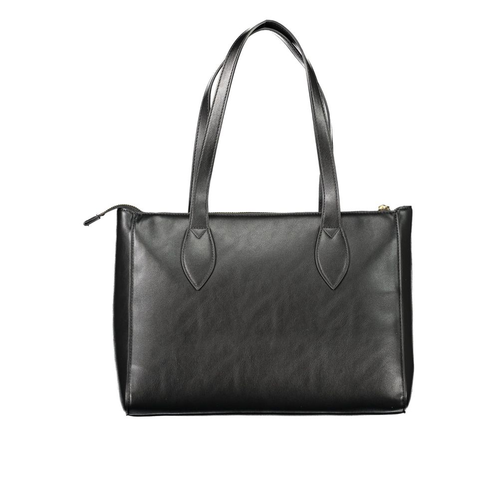Mario Valentino Black Polyethylene Women Handbag