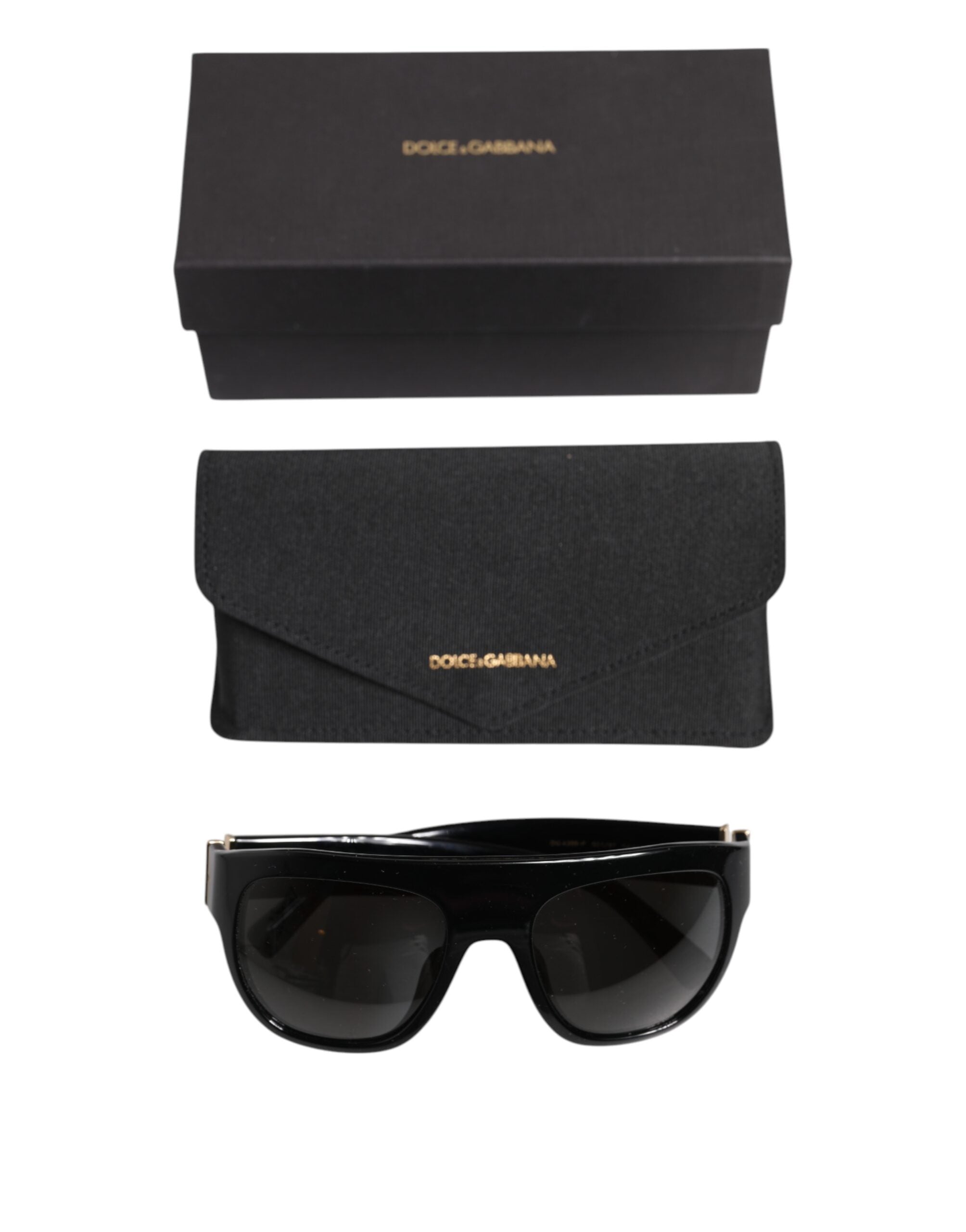 Dolce & Gabbana Black Square Acetate Frame DG4398-F Eyewear Sunglasses