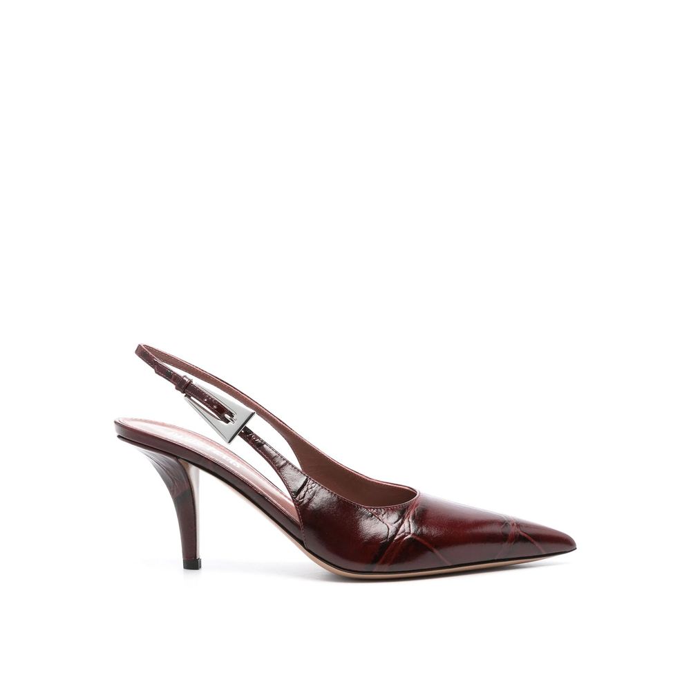 Paris Texas Red Calfskin High Heel Pumps