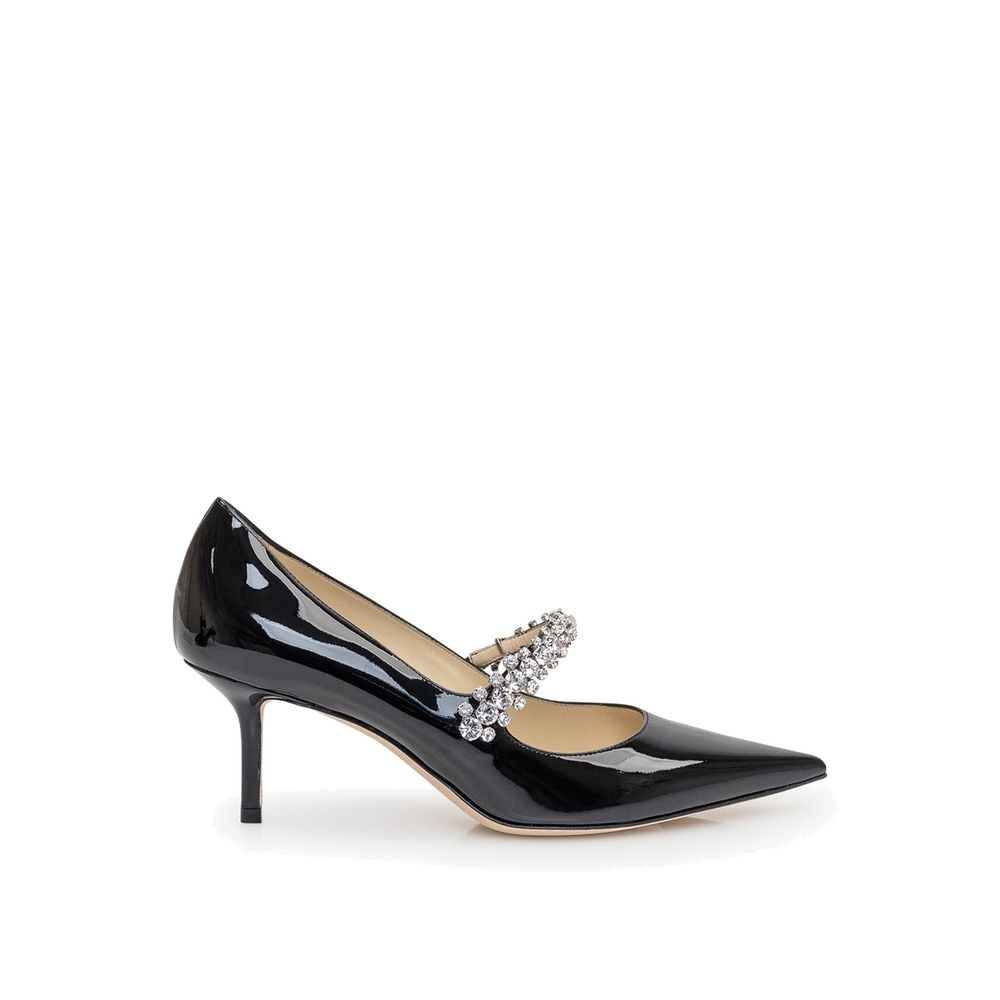 Jimmy Choo Black Calfskin High Heel Pumps