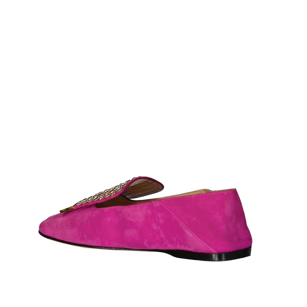 Sergio Rossi Multicolor Calfskin Slip-On Loafers