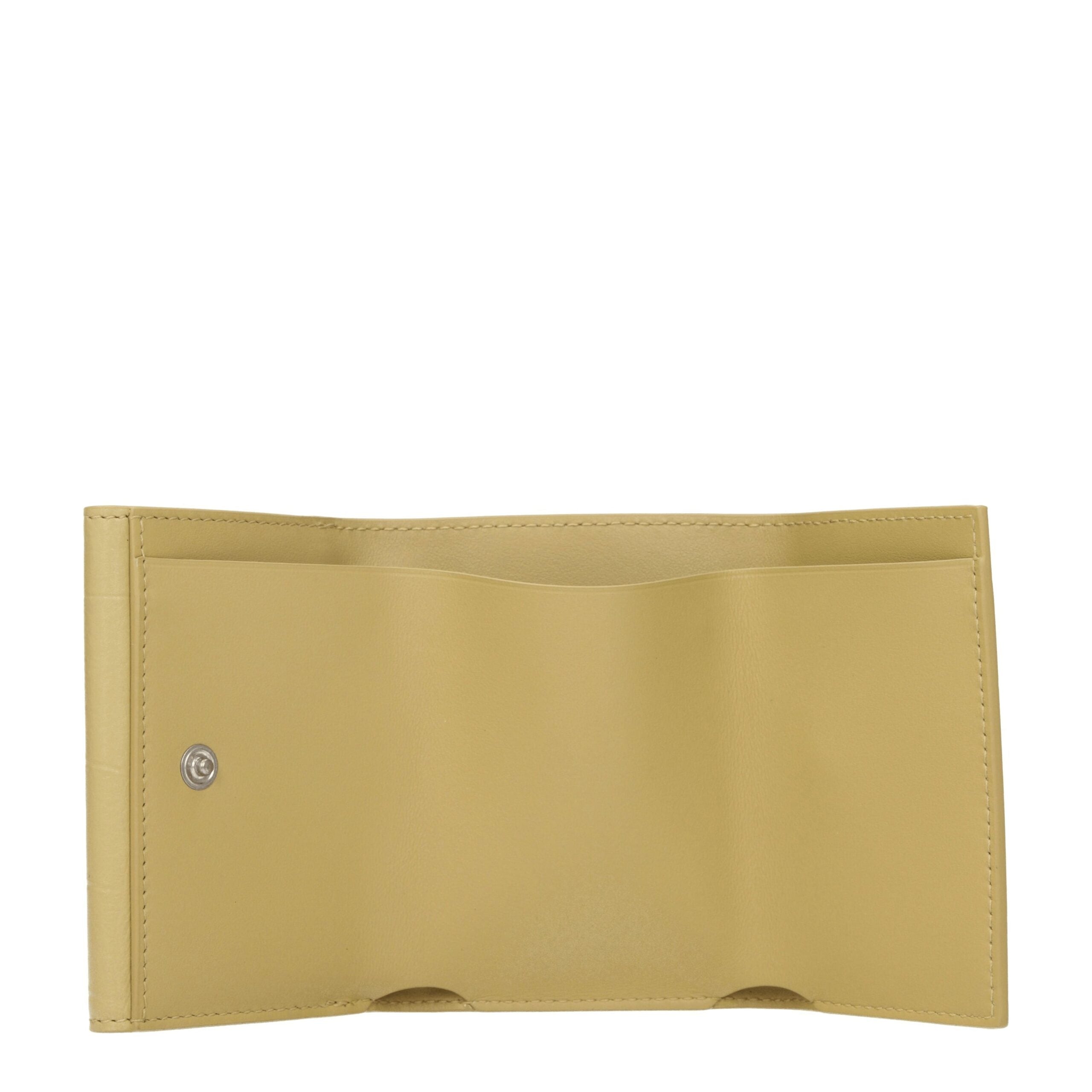 Jil Sander Yellow Leather Wallet