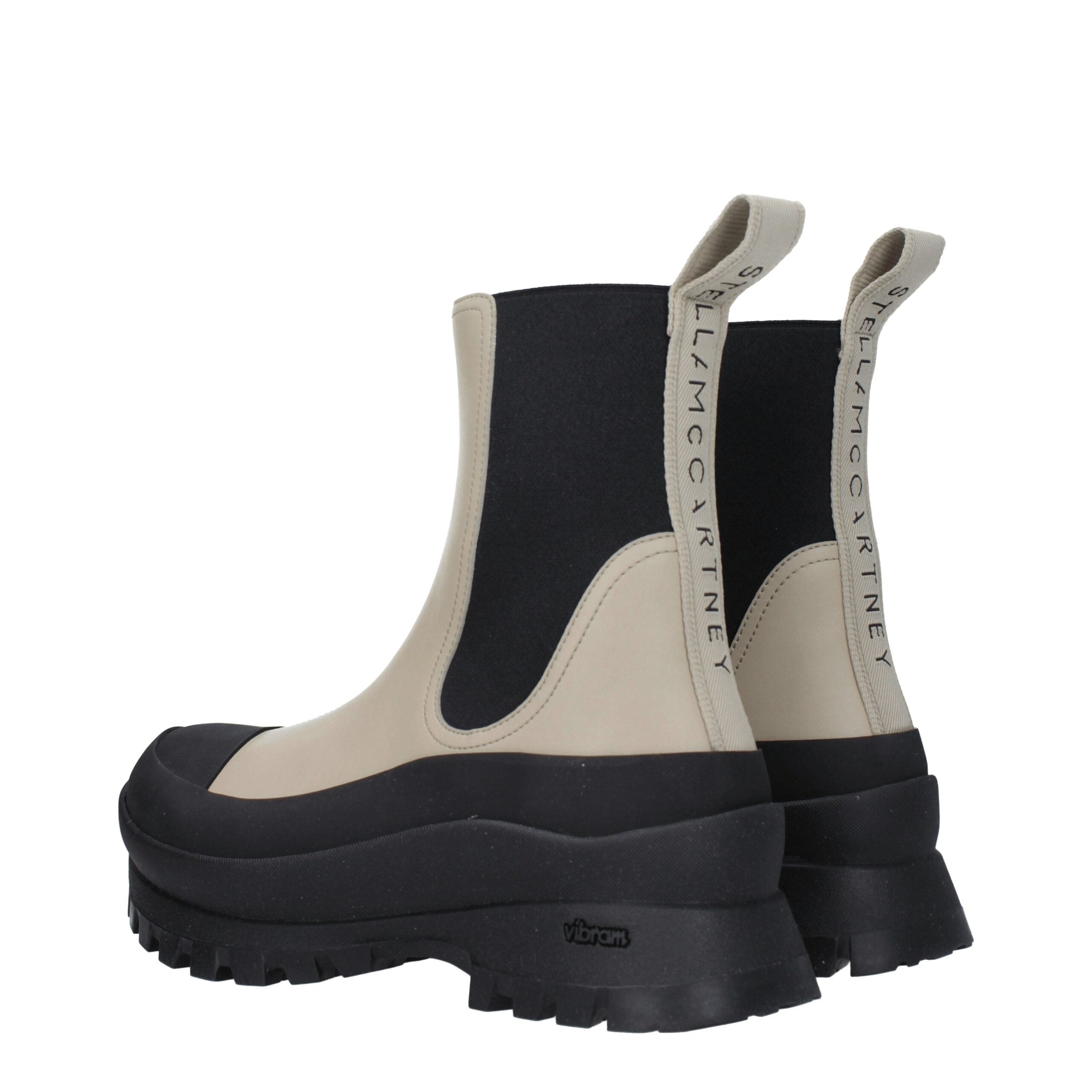 Stella McCartney Black Leather Ankle Boots