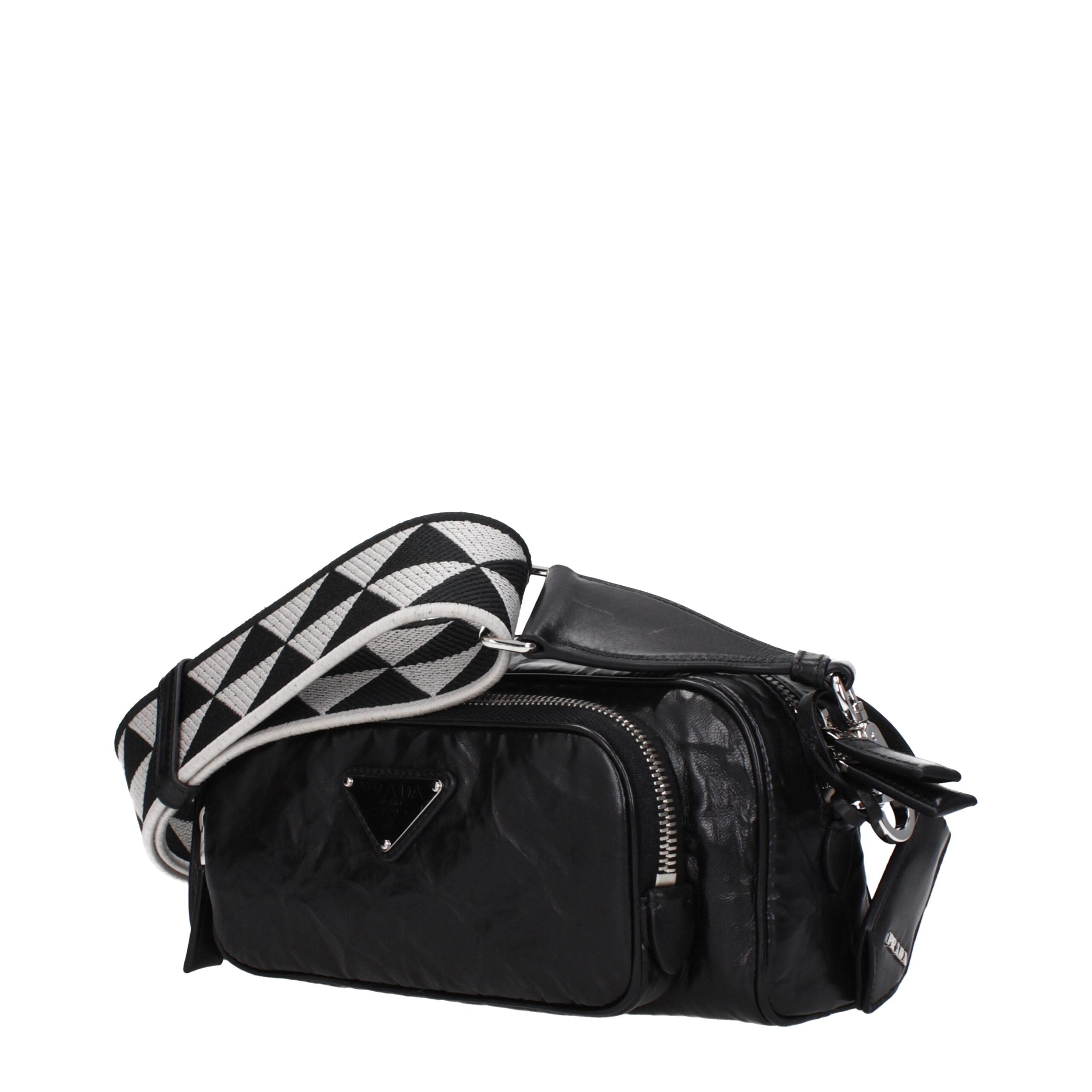 Prada Black Leather Crossbody Bag