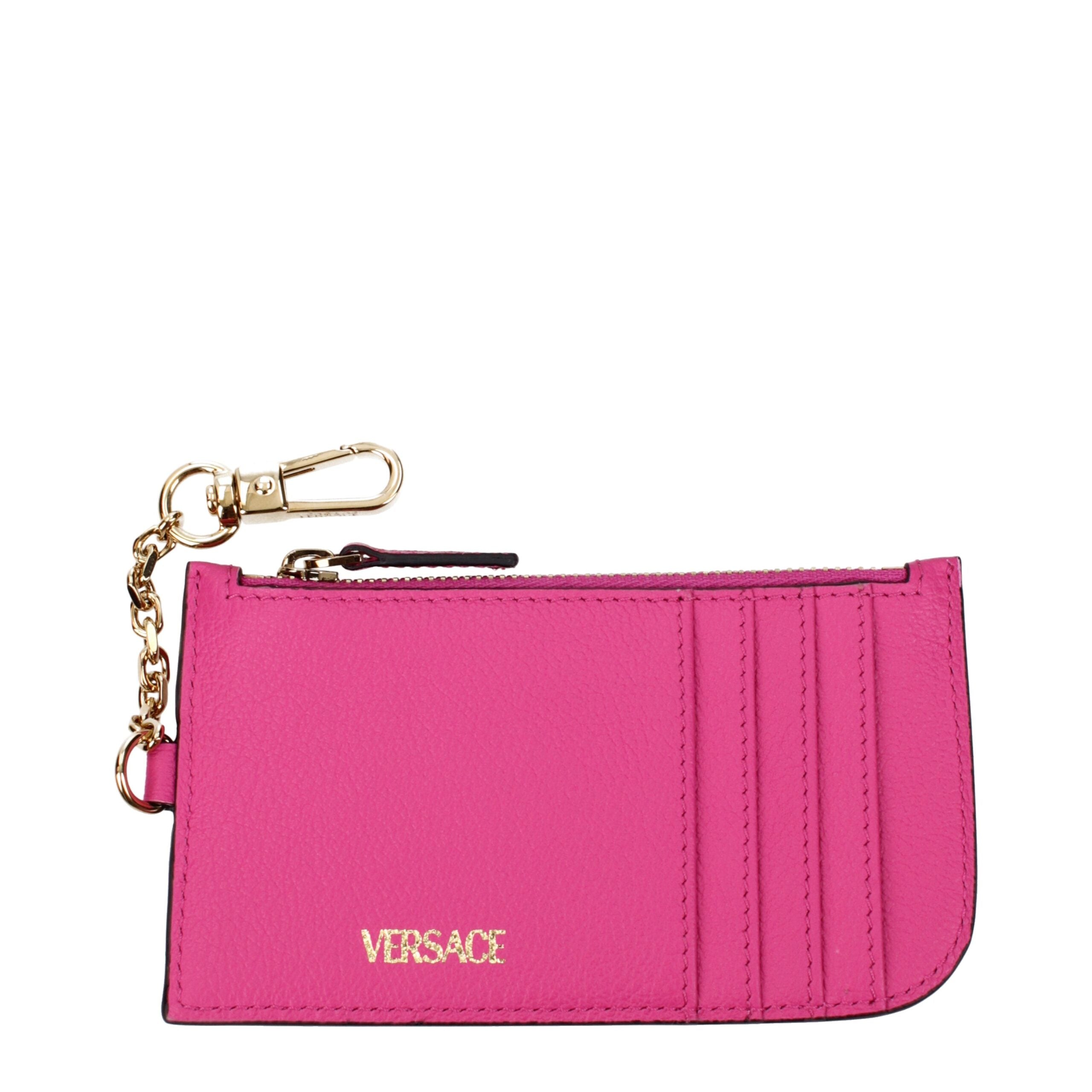 Versace Pink Leather Wallet