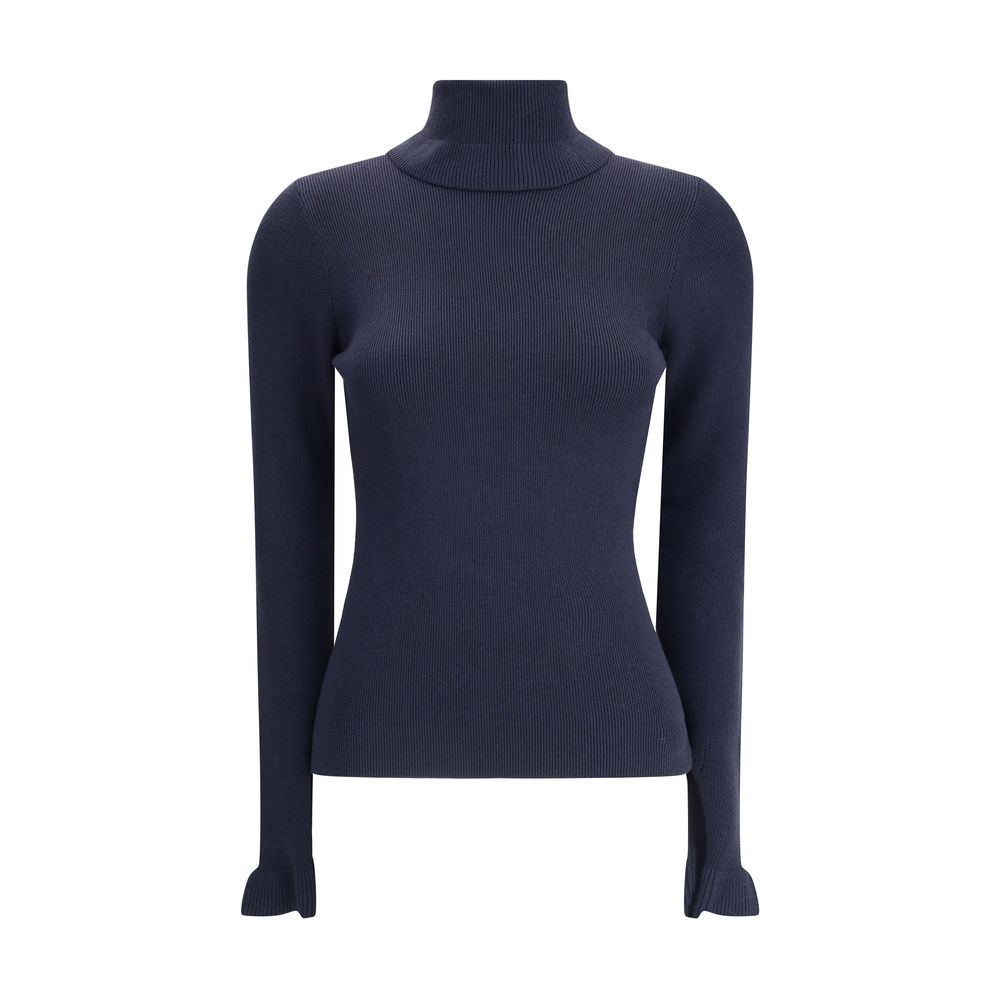 Chloé Blue Wool Turtleneck