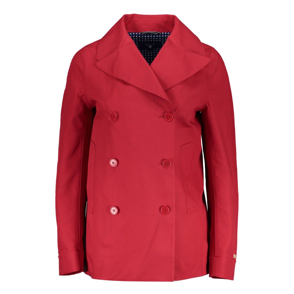 Gant Rosso Cotton Women Jacket