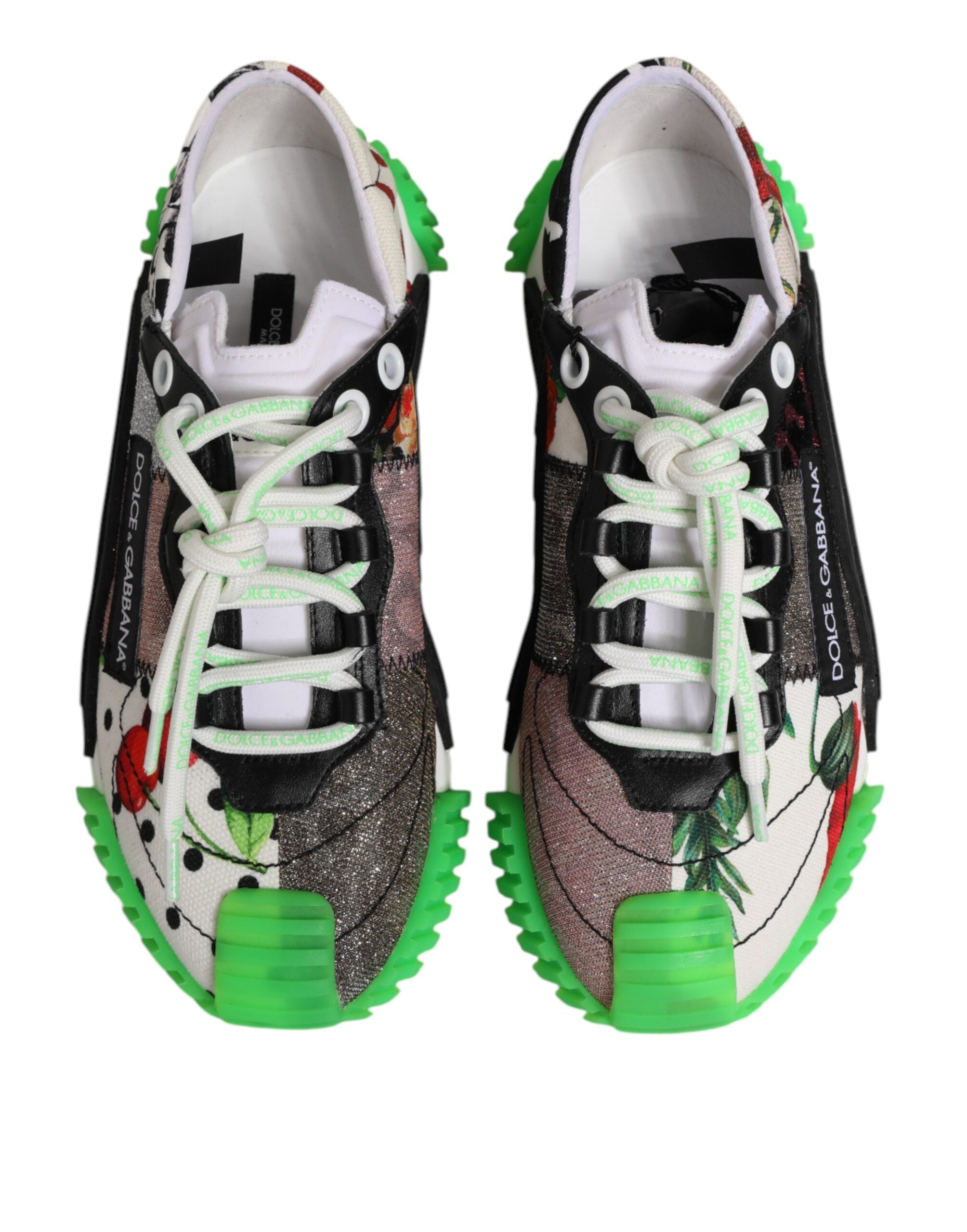 Dolce & Gabbana Multicor DG Logo Leopard Cherry Sneaker Shoes