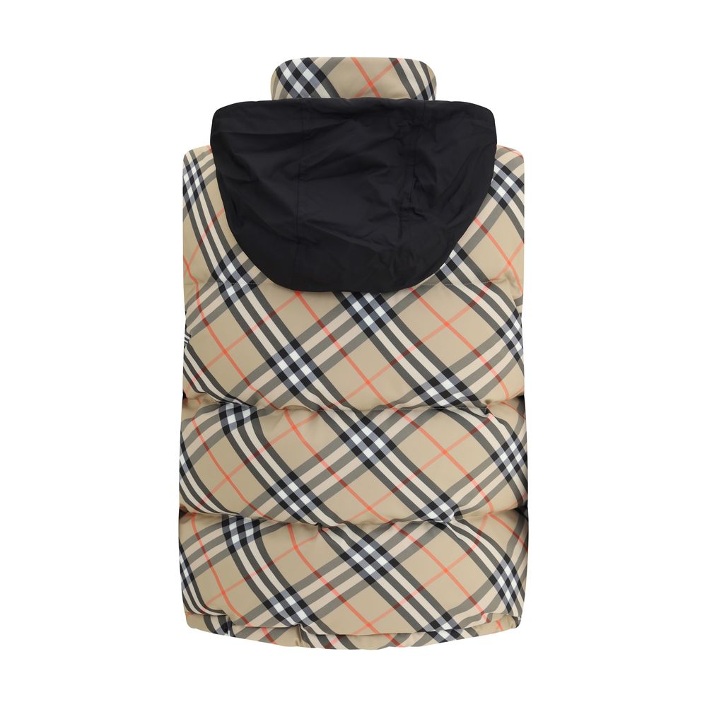 Burberry Multicolor Polyester Sleveless Jacket