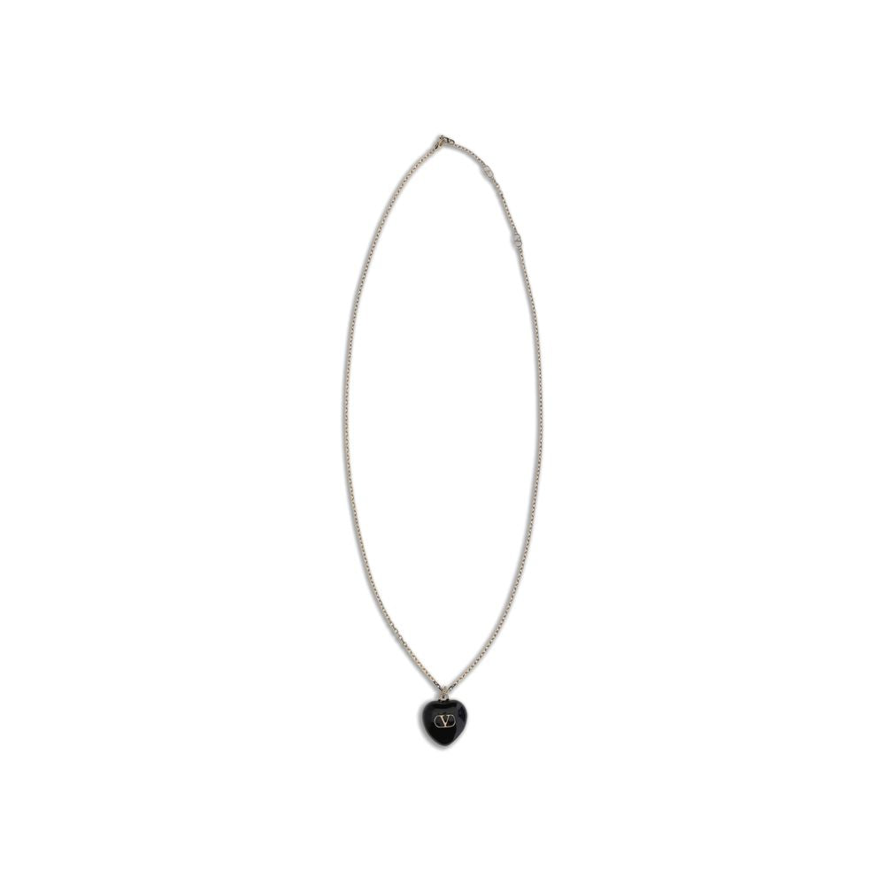 Valentino Garavani Black Metal Necklace