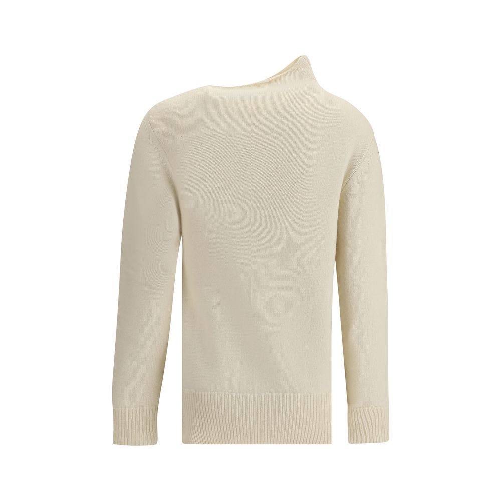 Di Stavnitser White Cashmere Sweatshirt