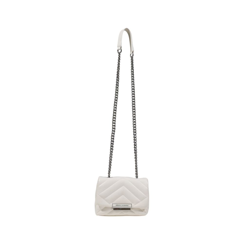 Armani Exchange White Polyester Handbag