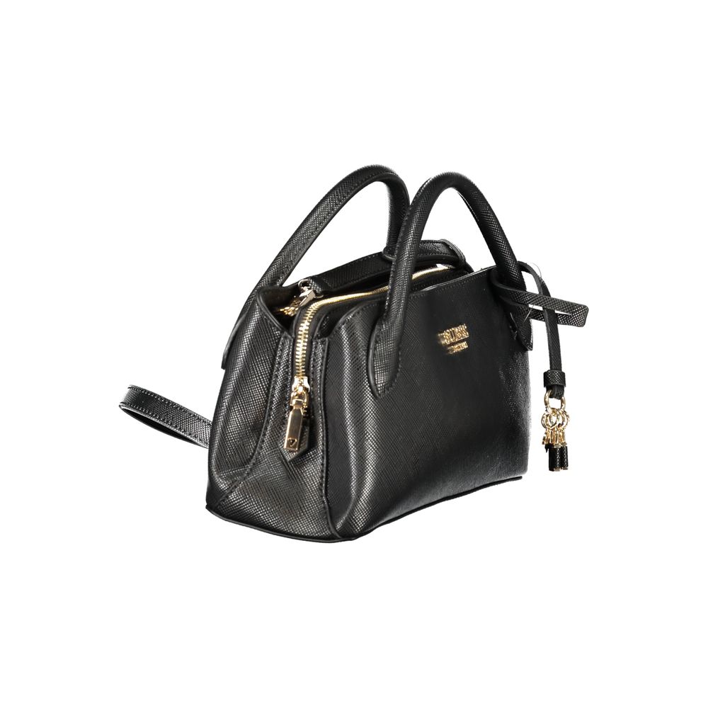 Guess Jeans Nero Poliuretano Women Handbag