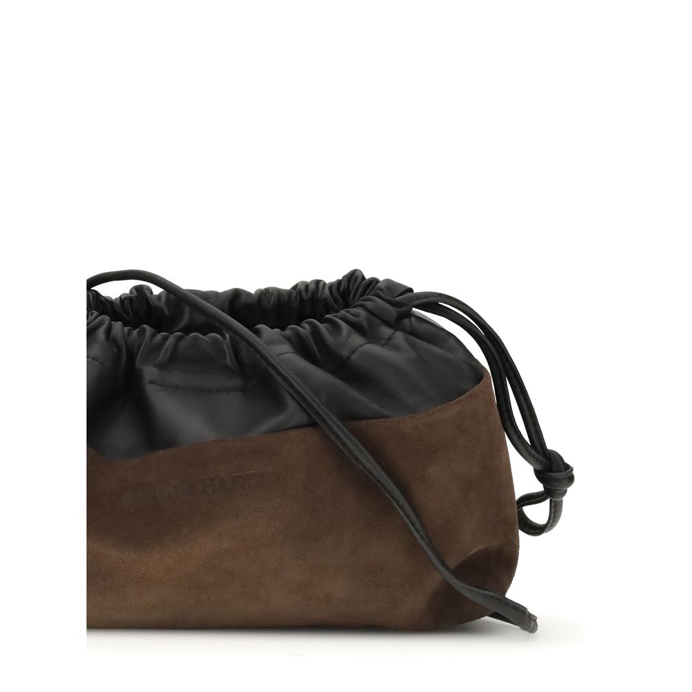 Pierre Hardy Brown Calf Leather Bos Taurus Shoulder Bag