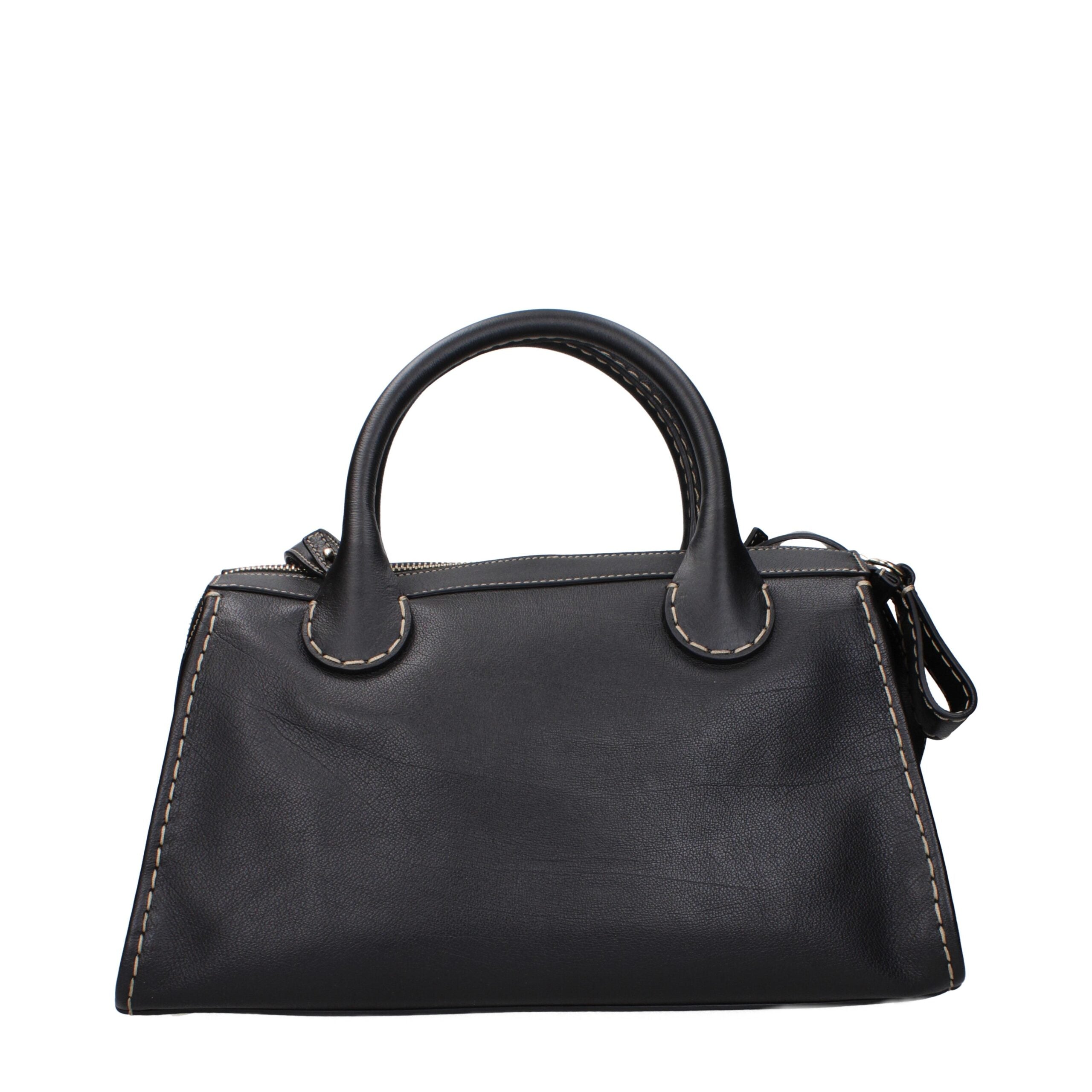 Chloé Black Leather Handbag