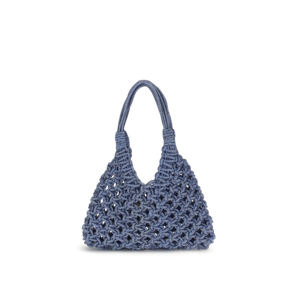 HIBOURAMA Blue Resin Handbag