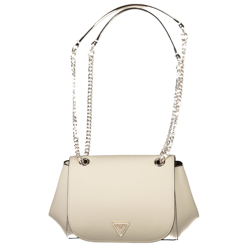 Guess Jeans Bianco Poliuretano Women Handbag