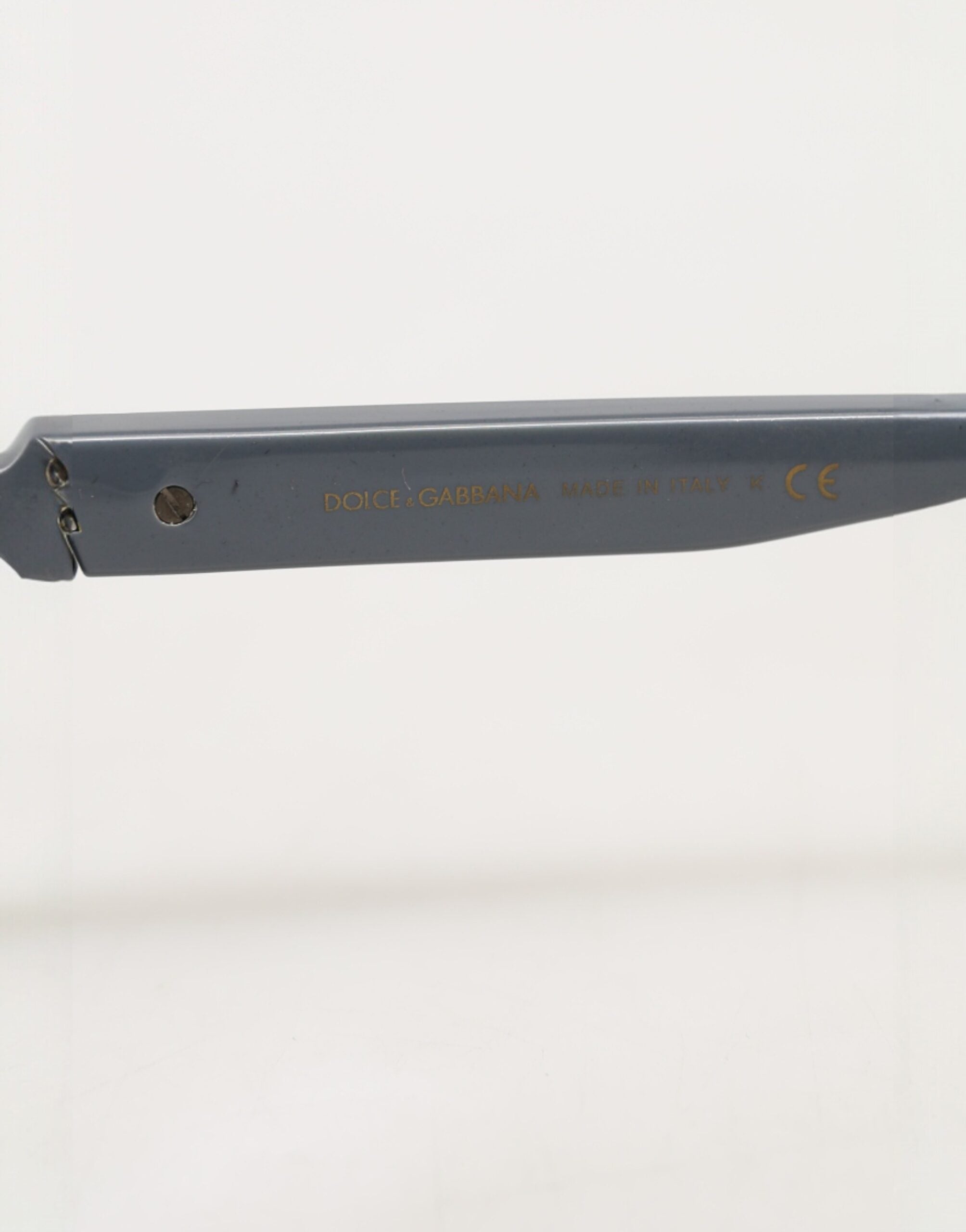 Dolce & Gabbana Blue Acetate Aviator Shades Eyewear Sunglasses