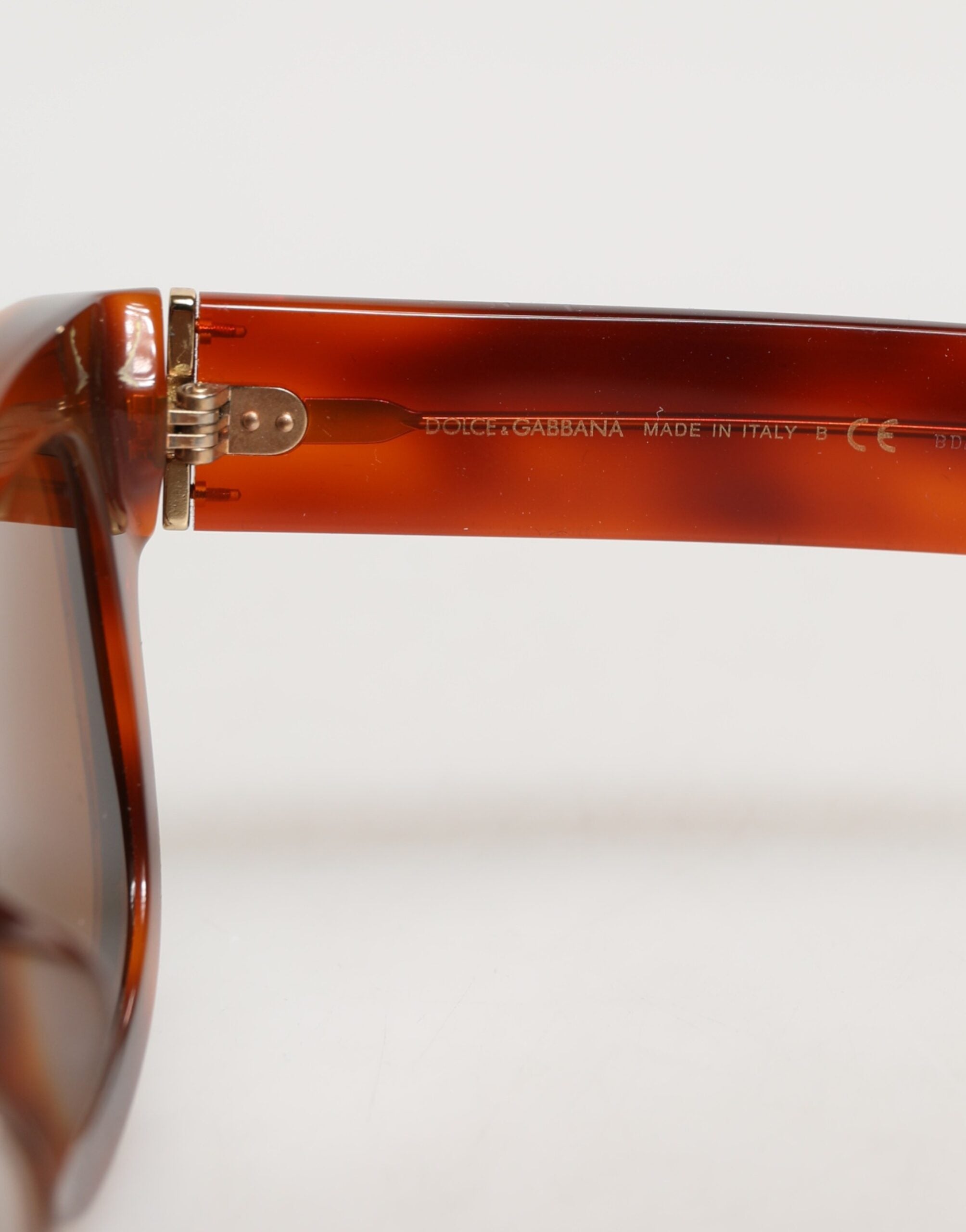 Dolce & Gabbana DG4391 Green Brown Acetate Square Frame Unisex Sunglasses