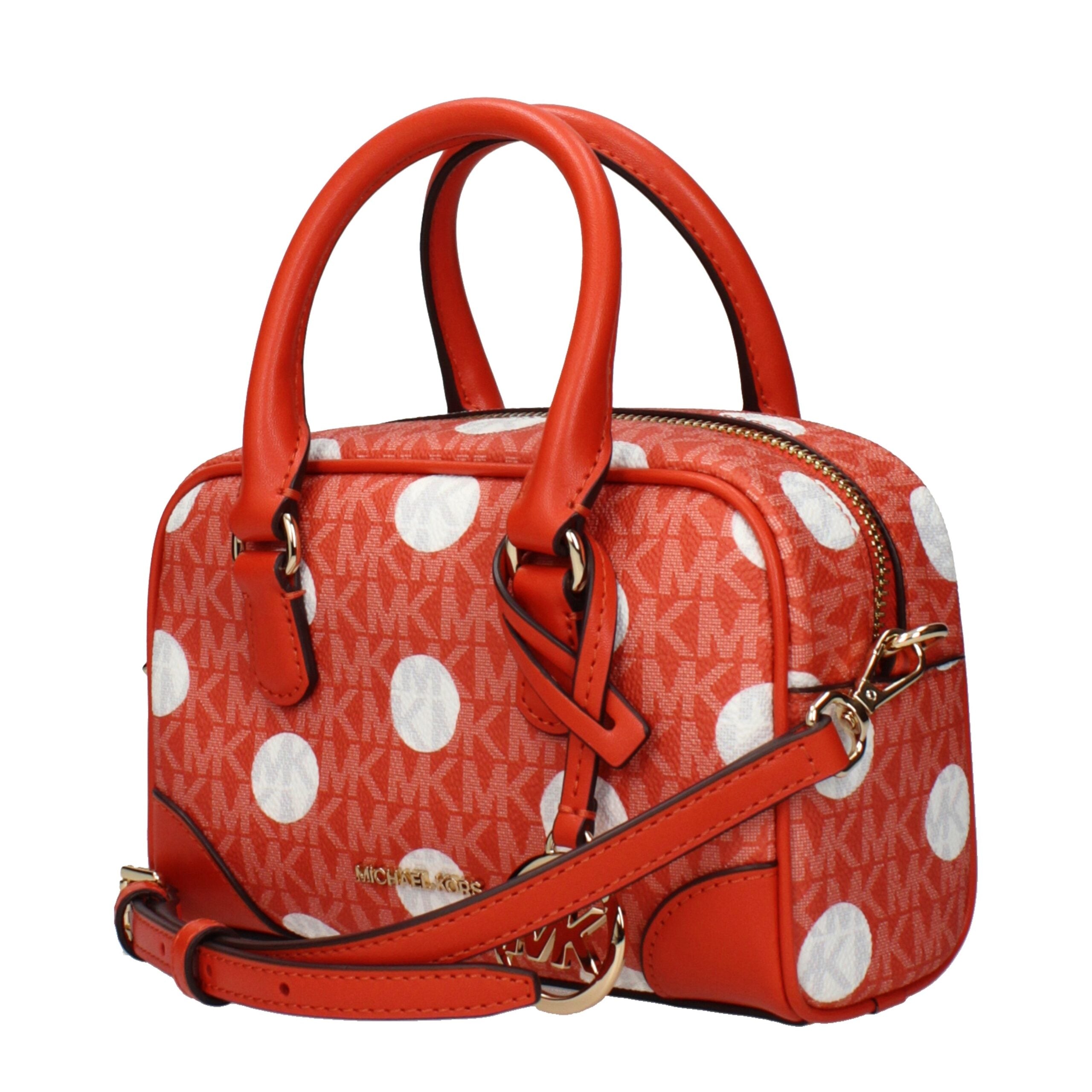 Michael Kors Orange Fabric Handbag