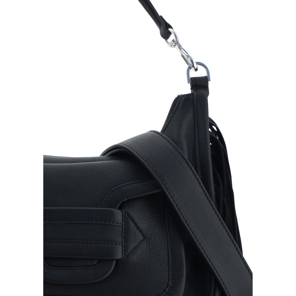 Pierre Hardy Black Calf Leather Bos Taurus Shoulder Bag