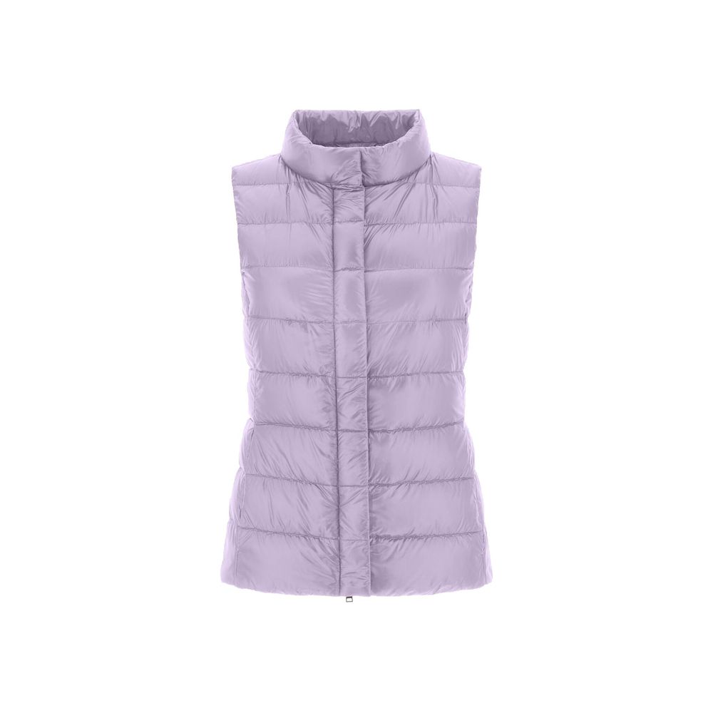 Herno Purple Polyamide Sleveless Jacket