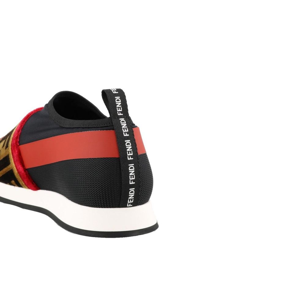 Fendi Black Fabric Sneakers