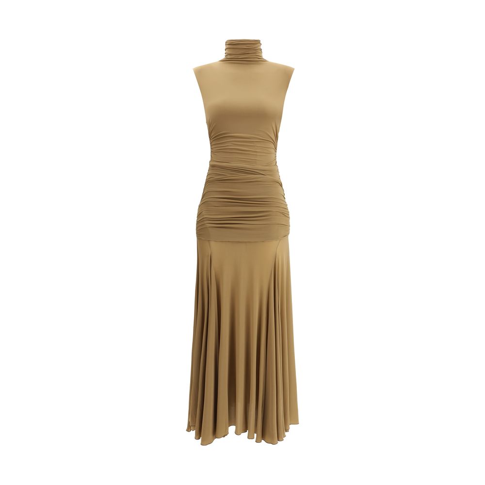 Magda Butrym Beige Copper Casual Dress
