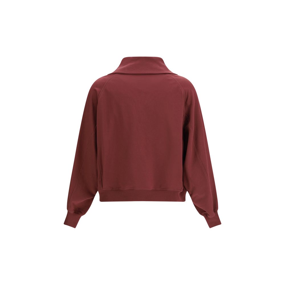 Brunello Cucinelli Bordeaux Cotton Cardigan