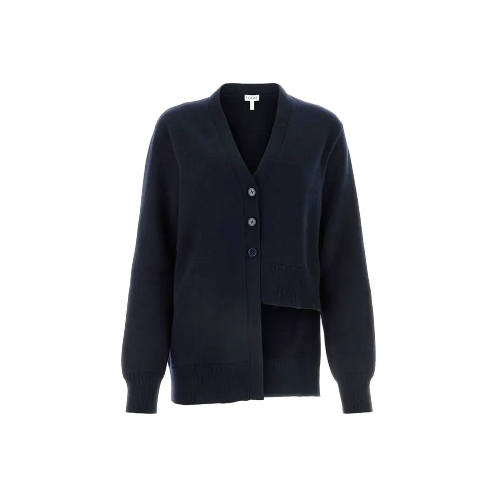 Loewe Blue Cashmere Cardigan