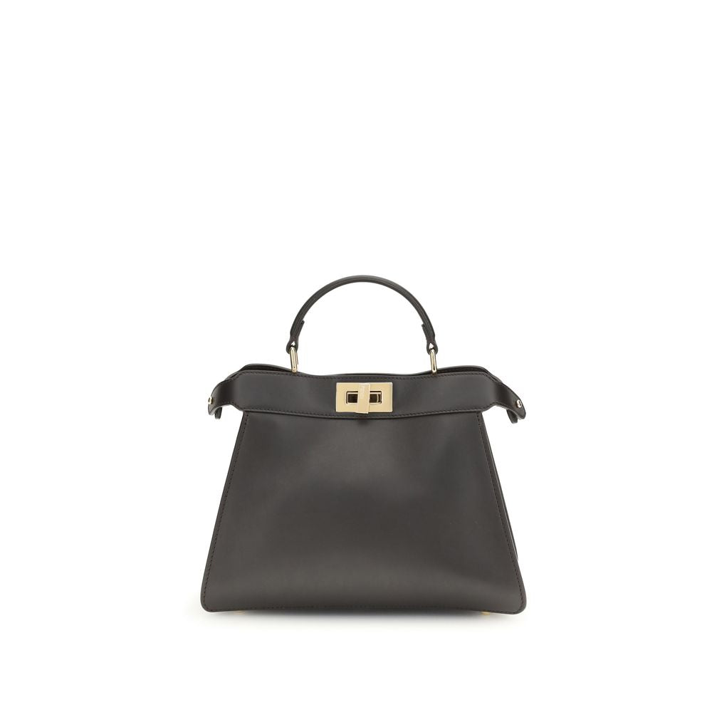 Fendi Brown Calf Leather Bos Taurus Shoulder Bag